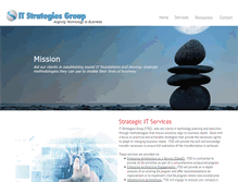 Tablet Screenshot of it-strategies-group.com